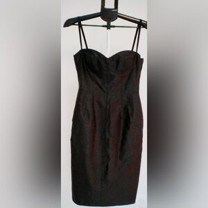 ✨Dolce & Gabbana Silk Bustier Dress IT 40 NWT Black Corset Mini Pockets✨